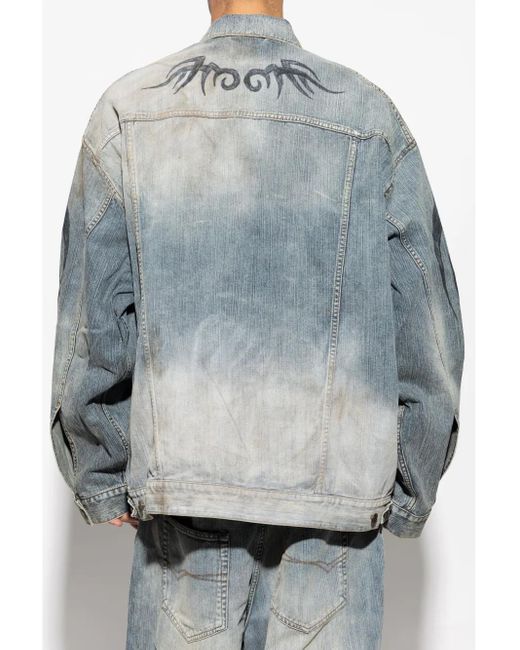 Balenciaga Blue Denim Jacket, for men