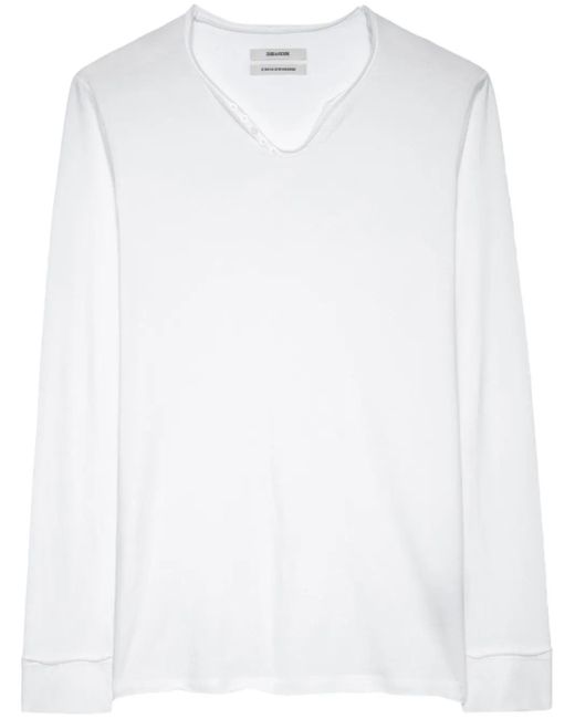 Zadig & Voltaire White Monastir T-Shirt for men