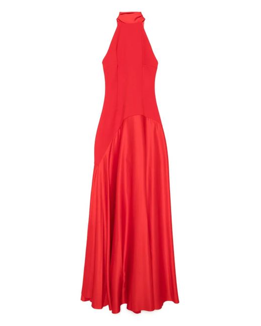 Solace London Cece マキシドレス Red