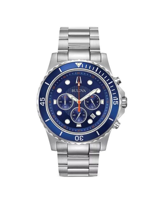 Bulova Blue Classic Chronograph Watch for men