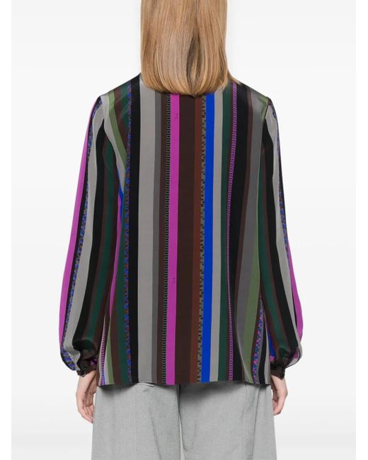 Emilio Pucci Black Silk Blouse