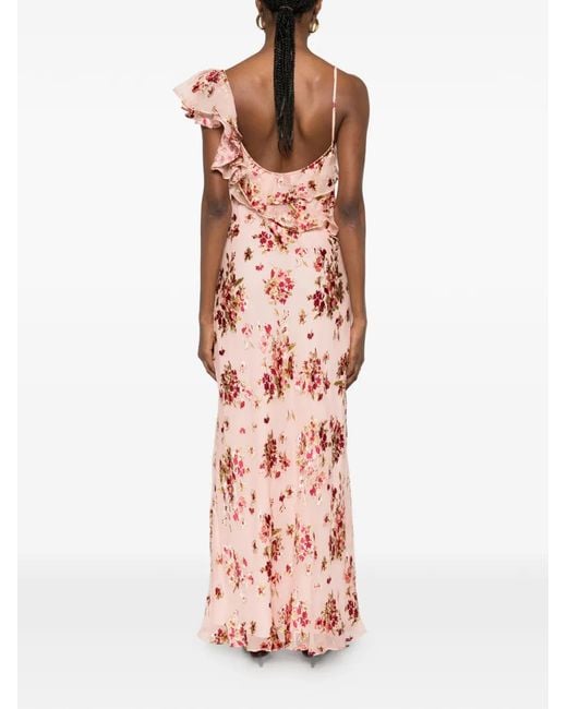 Rixo Ester Maxi-Jurk in het Pink