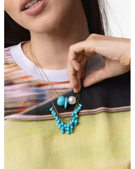 Ten Thousand Things Blue 18K And Pearl Necklace