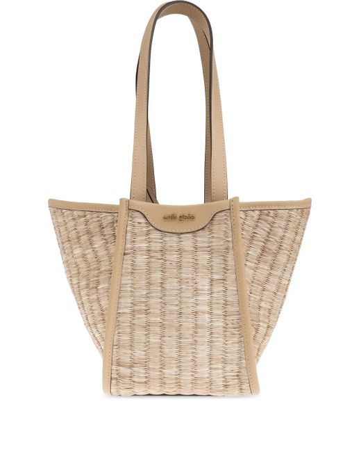 Cult Gaia Natural Small Sadie Tote Bag