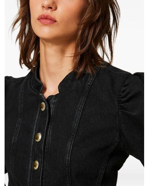 Twinset Black Veste Ajustée En Jean