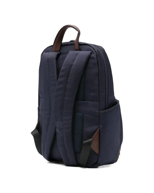 Piquadro Blue Laptop Backpack for men