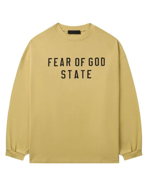 Fear Of God Metallic Logo-Print T-Shirt for men