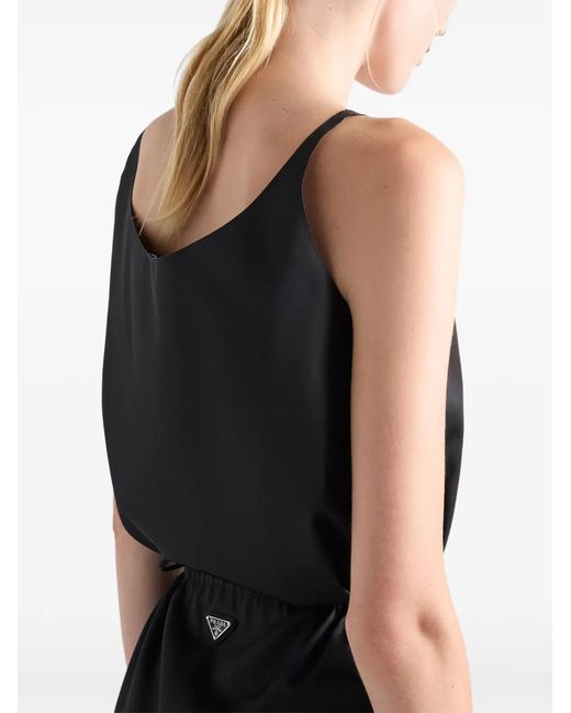Prada Black Re-Nylon Tank Top