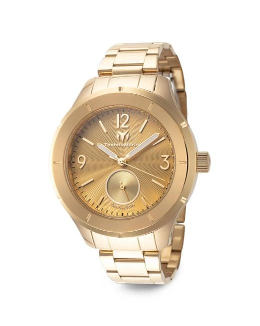 TechnoMarine Metallic Moonsun 42Mm Watch for men