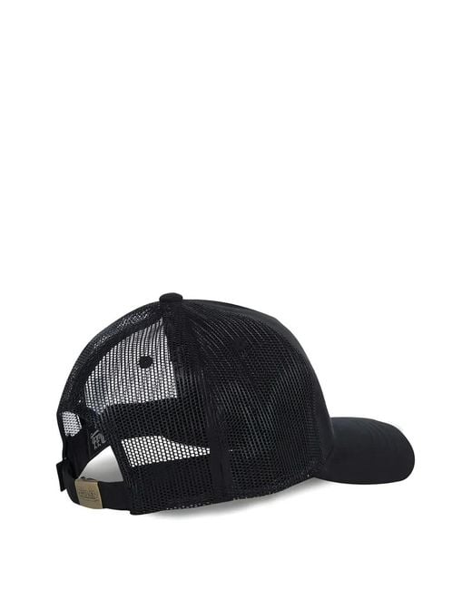 Von Dutch Black Casquette En Résille À Patch Logo for men