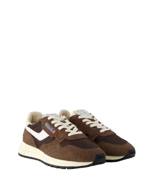 Autry Brown Sneakers Reelwind Low