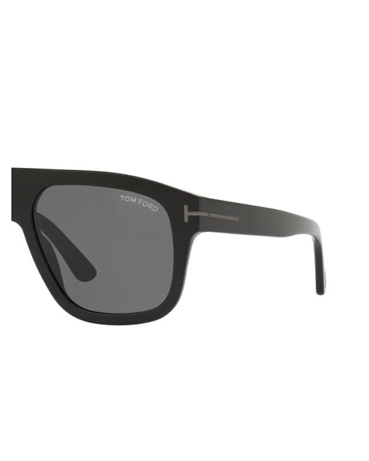 Tom Ford Black Oversize-Frame Tinted Sunglasses