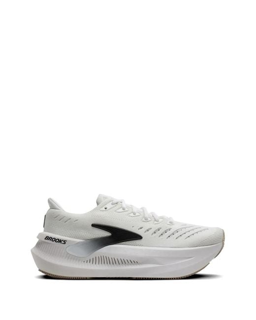 Brooks White Glycerin Max 2 Sneakers for men