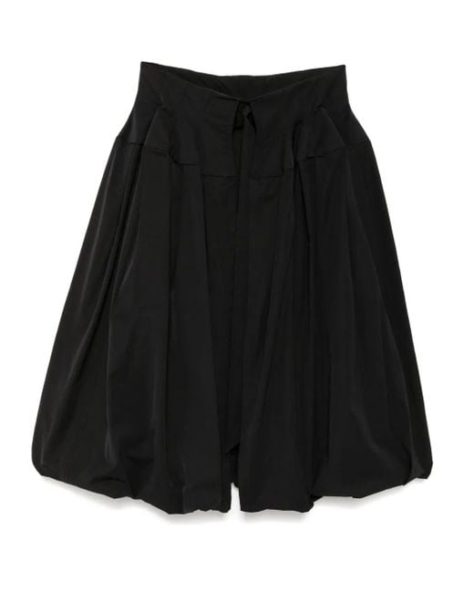 Toga Black Belted Skirt