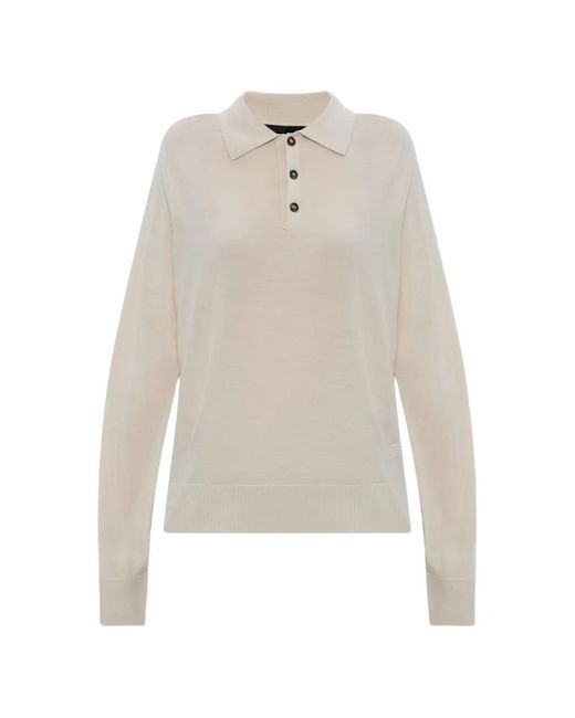Polo Con Botones DSquared² de color White