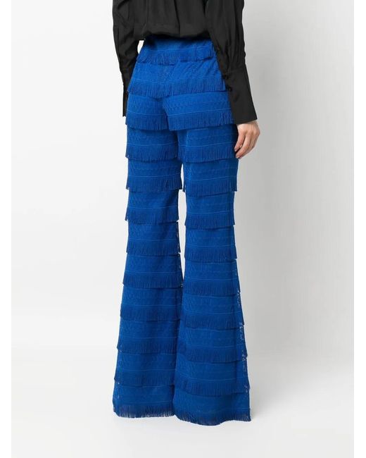 Alberta Ferretti Bootcut Broek in het Blue