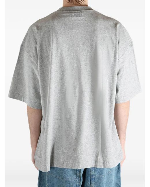 Vetements Gray Short-Sleeve T-Shirt for men