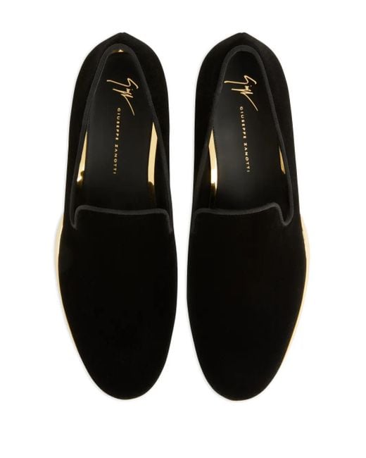 Giuseppe Zanotti Blue Gz Flash Slip-On Loafers for men