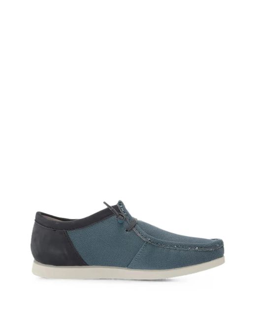 Clarks Blue Shacrelite Moc Boat Shoes for men