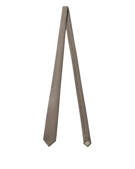 Peserico White Pointed-Tip Tie for men
