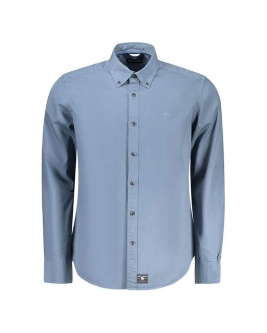 North Sails Button-Down Overhemd in het Blue voor heren