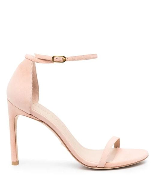 Stuart Weitzman Pink Nudistsong Sandals