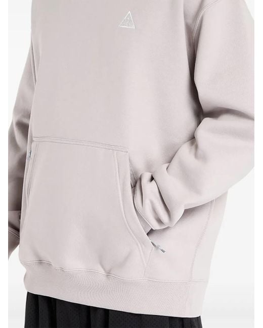 Nike White Triangle-Logo Hoodie for men