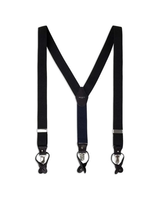 Hackett Black Bretelles Noires for men