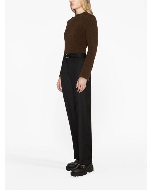 Belted High waisted Trousers