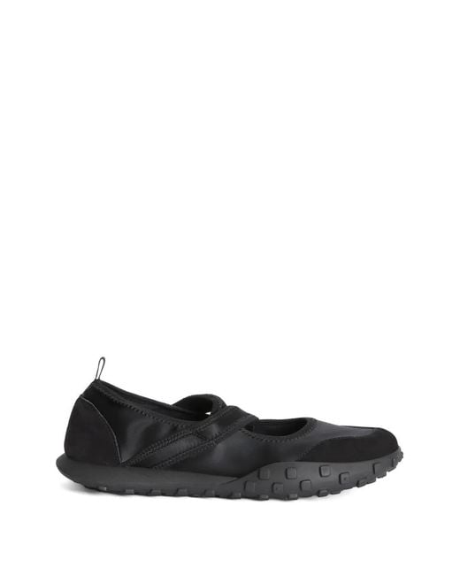 Jil Sander Black Moon Cross-Over Sneakerinas