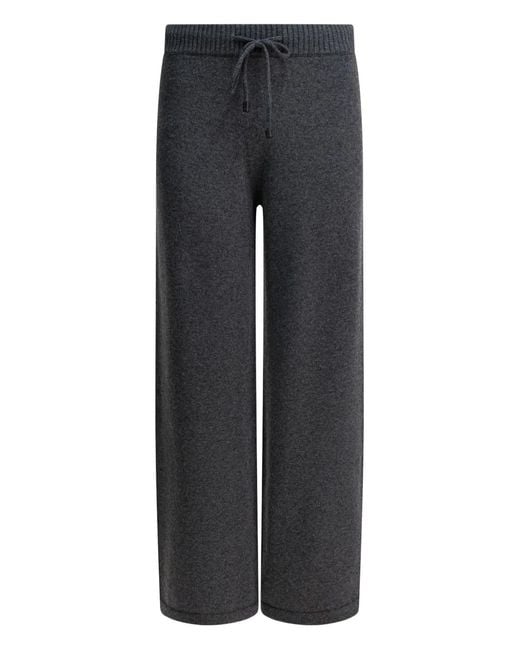 Drumohr Gray Drawstring-Fastening Trousers