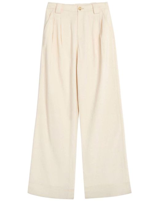 A.L.C. Natural Tommy Ii Stretch-linen Trousers