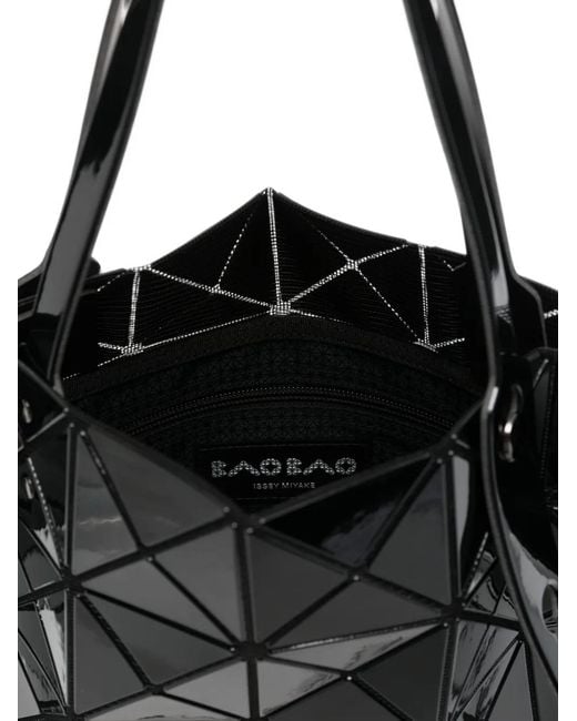 Issey Miyake Black Lucent Geometric Tote Bag