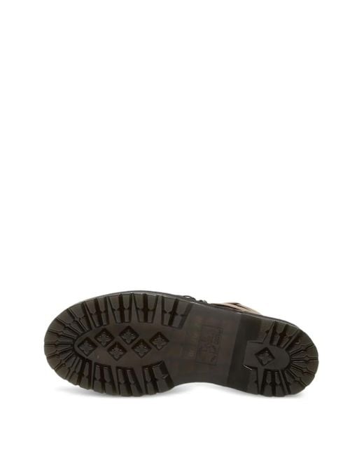 Rick Owens Black Xdr. Martens Megalace 1460 Leather Boots