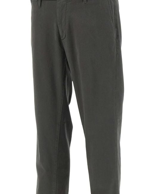 Re-hash Gray Cuffed-Hem Chinos for men