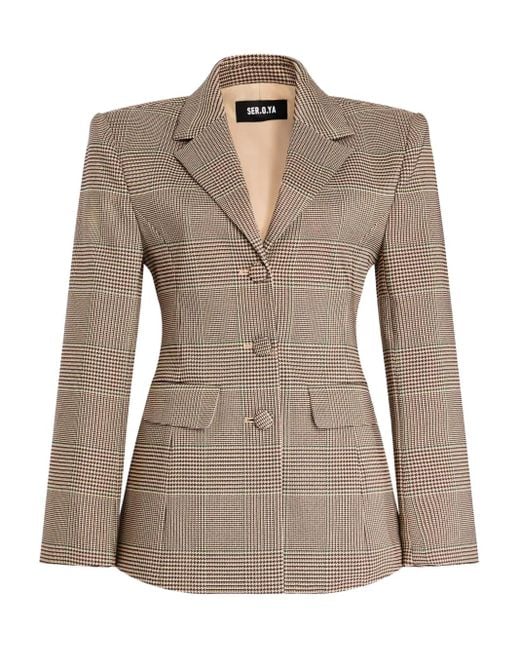 SER.O.YA Natural Jennifer Single-Breasted Blazer