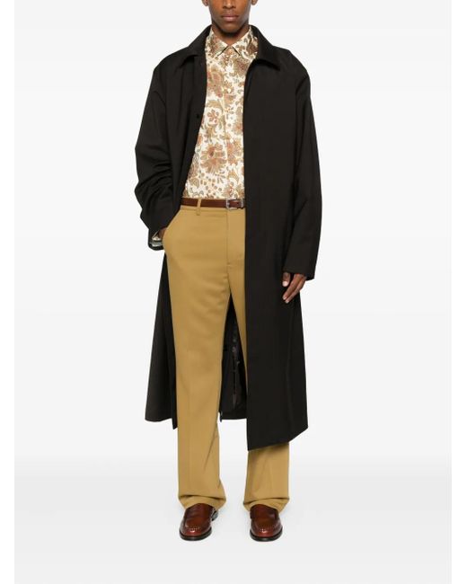 Etro Natural Paisley-Print Cotton Shirt for men