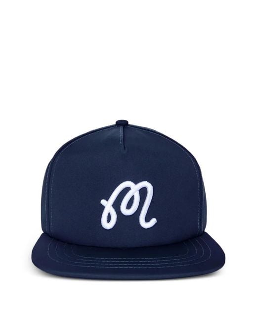Malbon Golf Blue M Snapback Cap for men