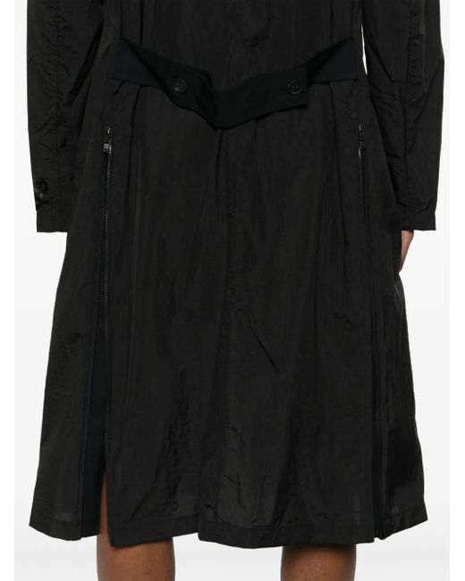 Y-3 Black Single-Breasted Coat for men