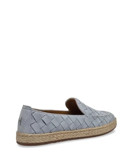 Henderson White Tahiti Woven Espadrilles Loafers