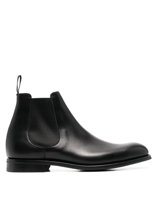 Church's Black Leather Ankle Boots for men