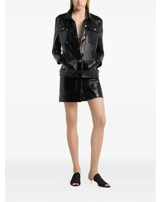 Courreges Black Belted Jacket