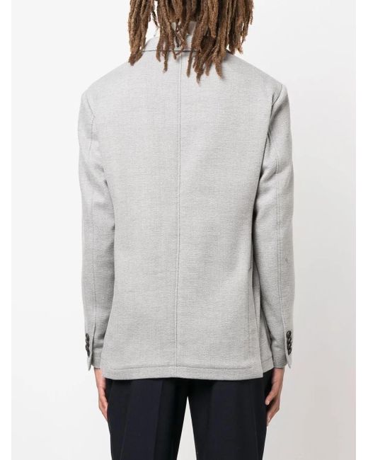 Canali Wollen Blazer in het Gray voor heren