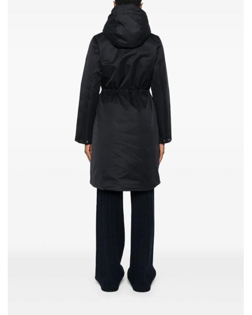 Save The Duck Black Joel Drawstring-Waist Hooded Jacket