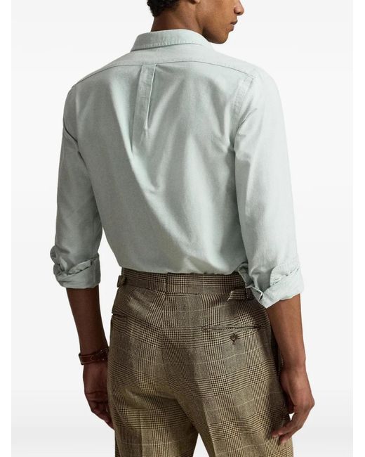 Polo Ralph Lauren Signature Polo Pony Motif Shirt in White for Men | Lyst