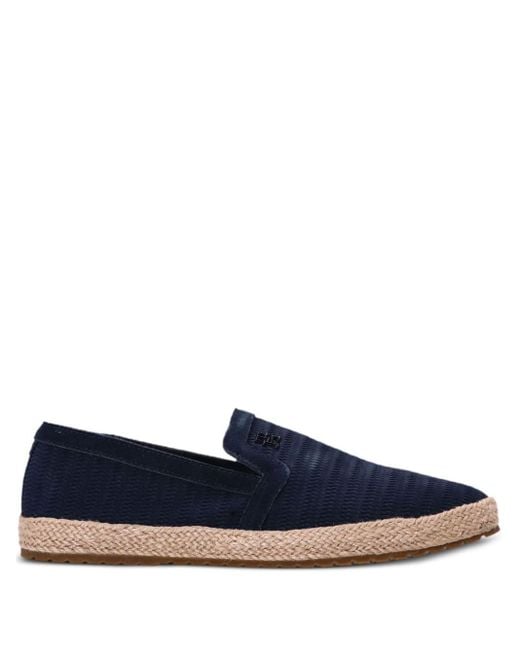 Tommy Hilfiger Blue Classics Suede Cleat Espadrilles for men