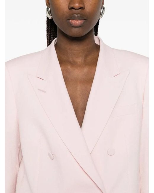 Tagliatore Pink J-Jasmine10B Double-Breasted Blazer
