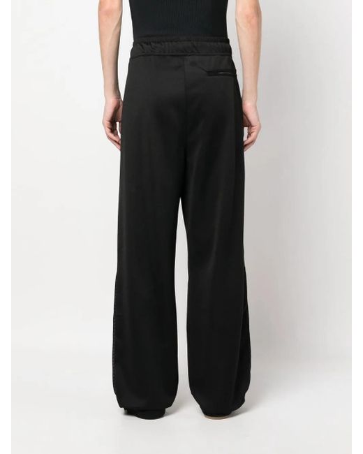 Lanvin Black Press-Stud Track Pants for men