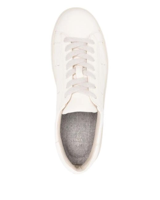 Zapatillas bajas con cordones Eleventy de hombre de color White