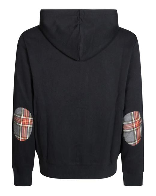 Sun 68 Black Zip-Up Hoodie for men